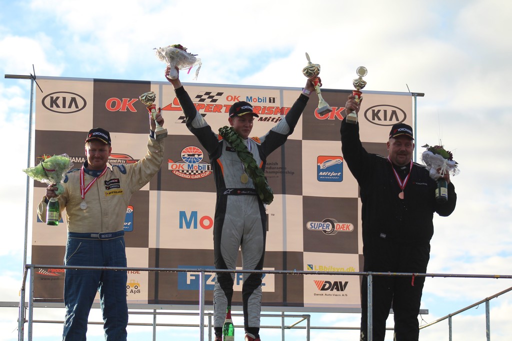 Mads Hedegaard Frederiksen vandt Yokohama 1600 Challenge DIF Danmarksmesterskabet foran Steffen Larsen og Brian Johannesen.
(Foto: JJ Media)